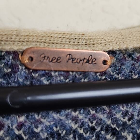 Free People Earthy Tones Hooded Cardigan - Picture 4 of 4